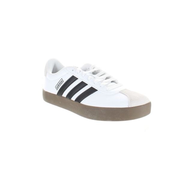 Adidas Womens Vl Court 3.0 White Skateboarding Shoes Size 9 Medium (B, M) - Picture 2 of 4